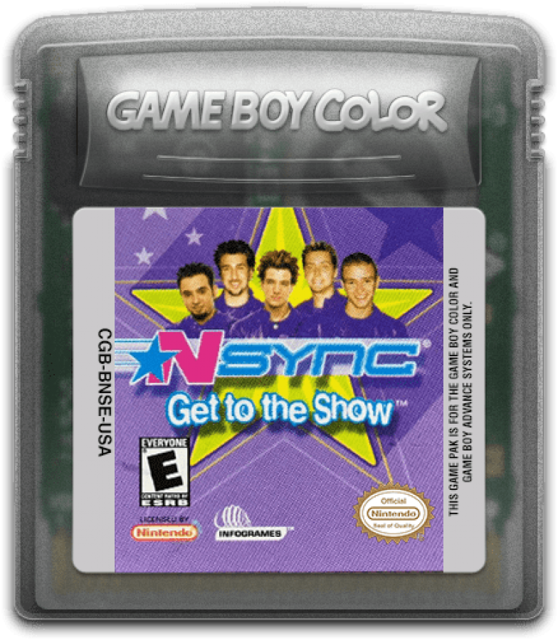 NSYNC Get to the Show – Game Boy Color (GBC)