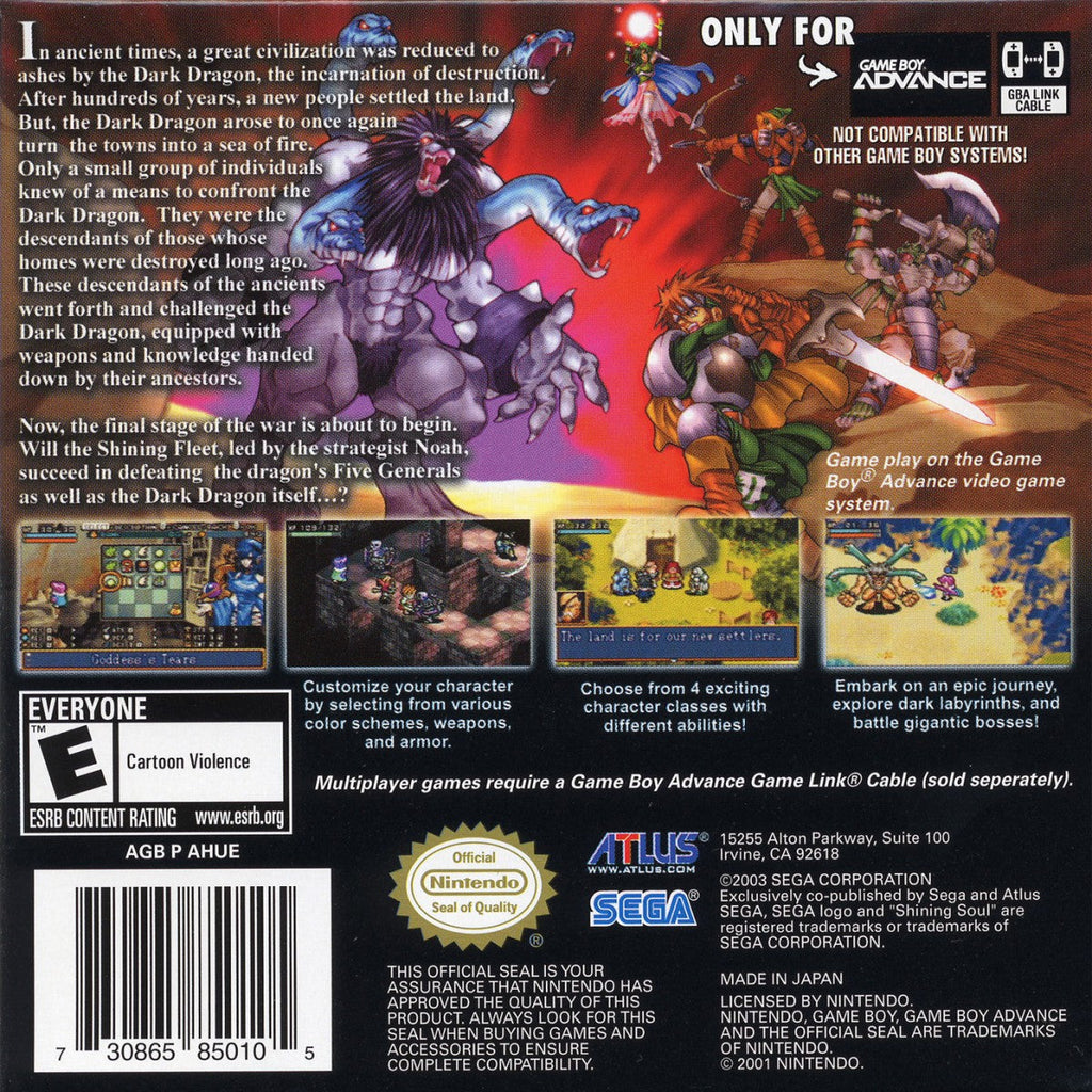 Shining Soul – Game Boy Advance (GBA)