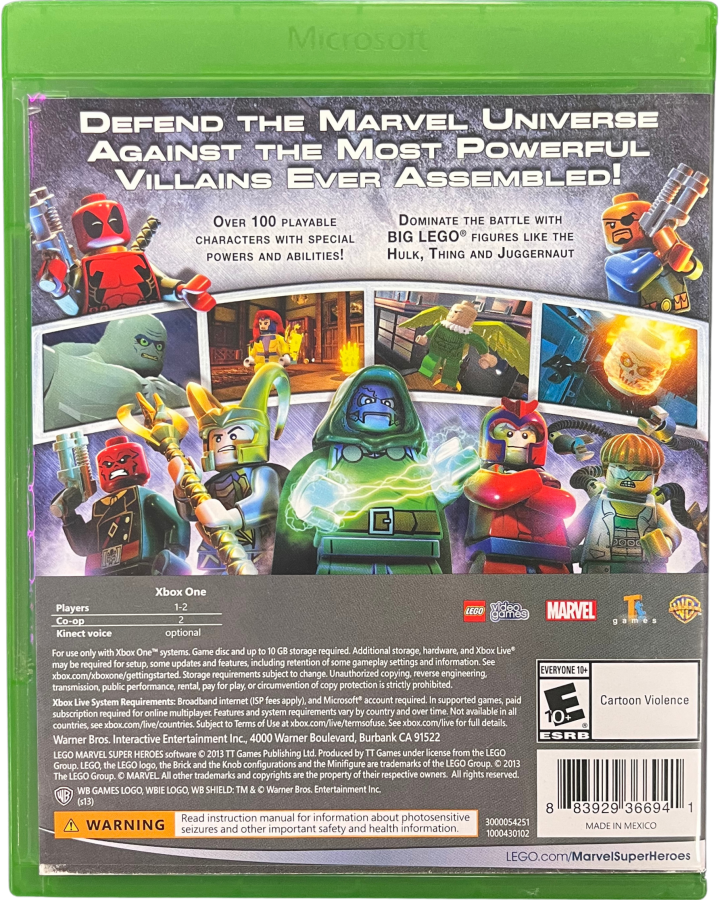 LEGO Marvel Super Heroes – Xbox One (XONE)