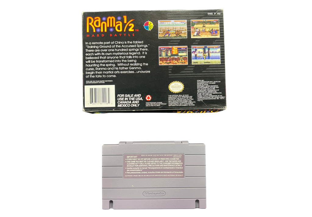 Ranma 1/2 Hard Battle [Missing Manual/Inserts] – Super Nintendo Entertainment System (SNES)