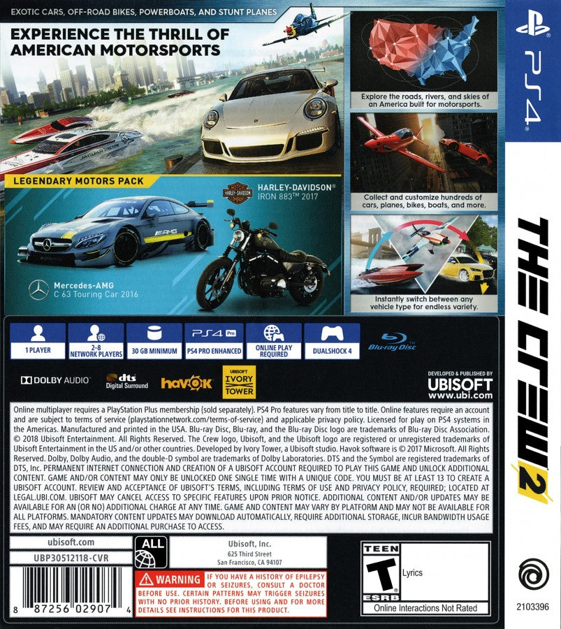 The Crew 2 – PlayStation 4 (PS4)