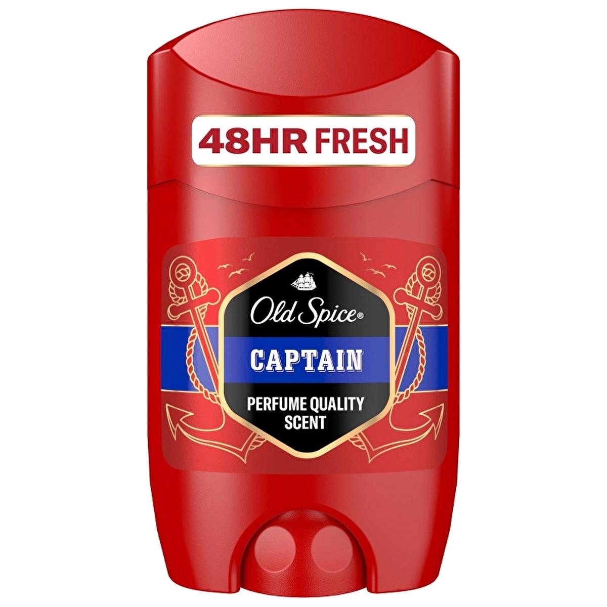 Old Spice Captain Men's Deodorant Stick - Long-Lasting Fresh Fragrance & Odor Protection