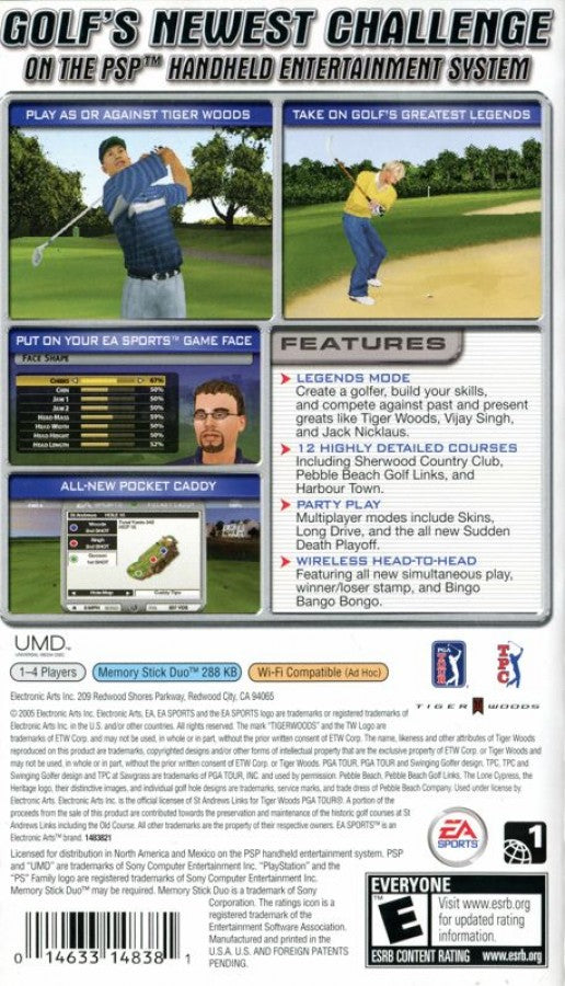 Tiger Woods PGA Tour – PlayStation Portable (PSP)