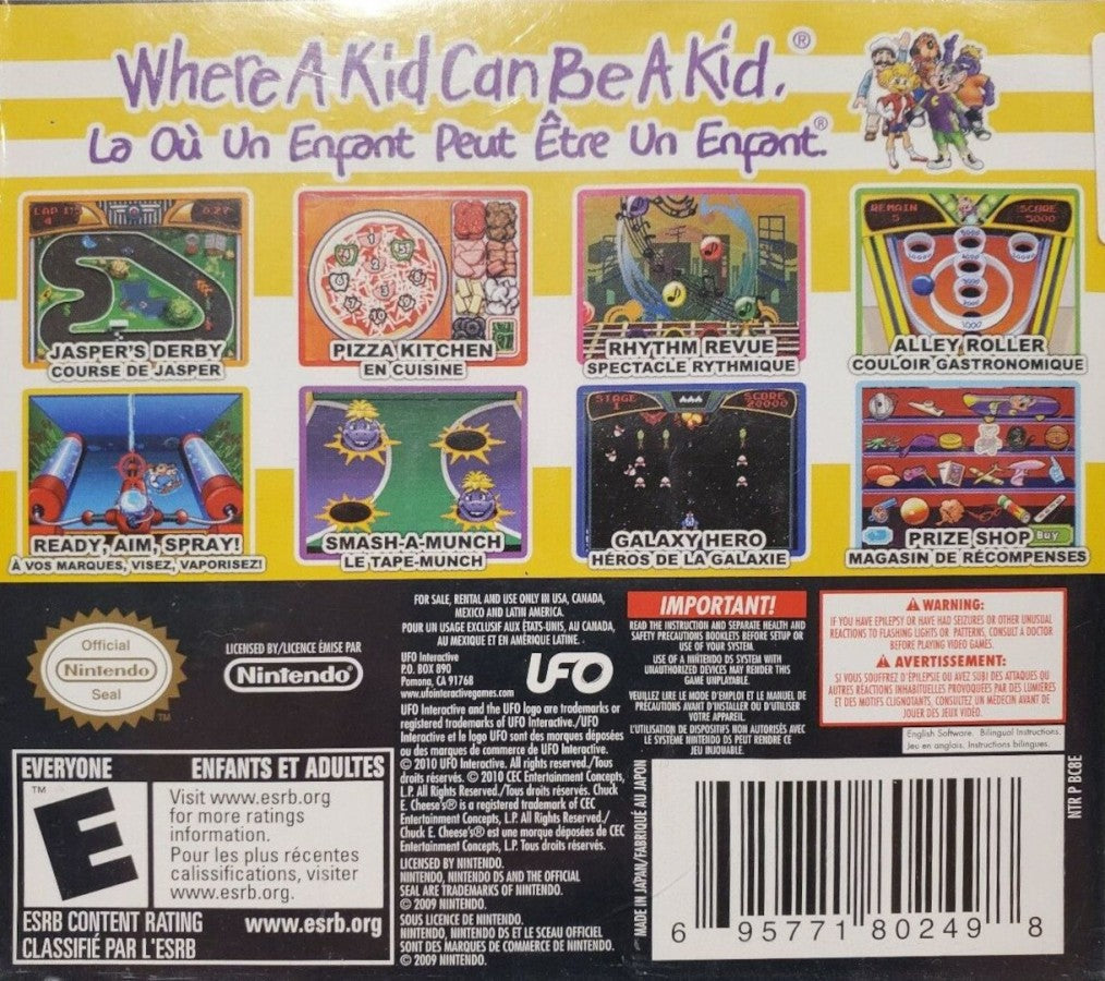 Chuck E Cheese's Party Games – Nintendo DS (DS)