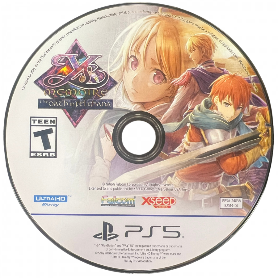Ys Memoire: The Oath in Felghana [Refined Edition] – PlayStation 5 (PS5)