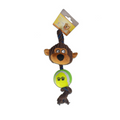 Eastland Monkey & Tennis Ball Rope Dog Toy 35x12cm