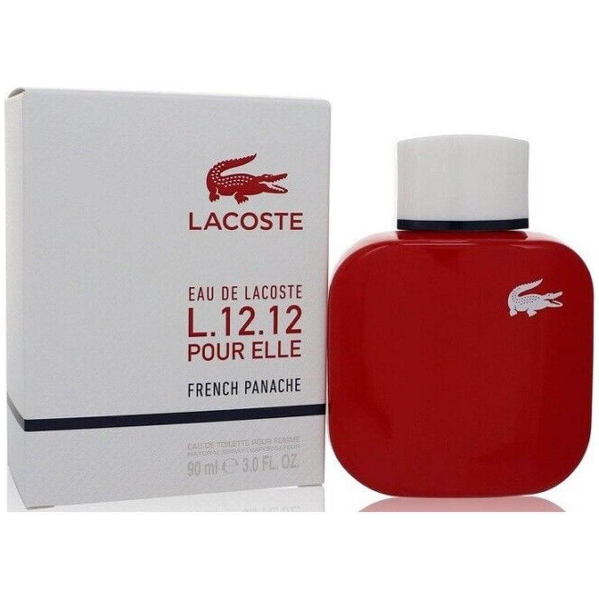 Lacoste L.12.12 Pour Elle French Panache 3.0 oz EDT Perfume for Her – Light Elegant Fragrance