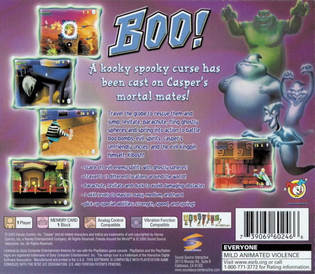 Casper: Friends Around the World – PlayStation 1 (PS1)