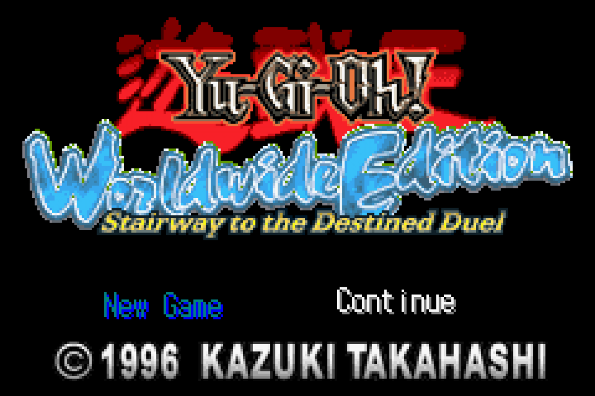Yu-Gi-Oh!: Worldwide Edition: Stairway to the Destined Duel – Game Boy Advance (GBA)