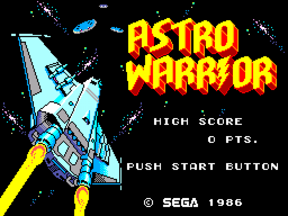 Astro Warrior – Sega Master System (SMS)