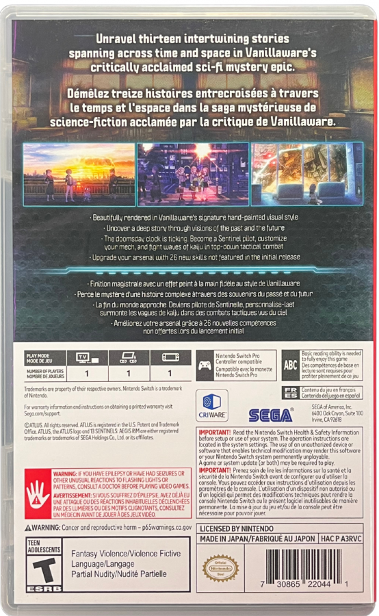 13 Sentinels: Aegis Rim – Nintendo Switch (NS)