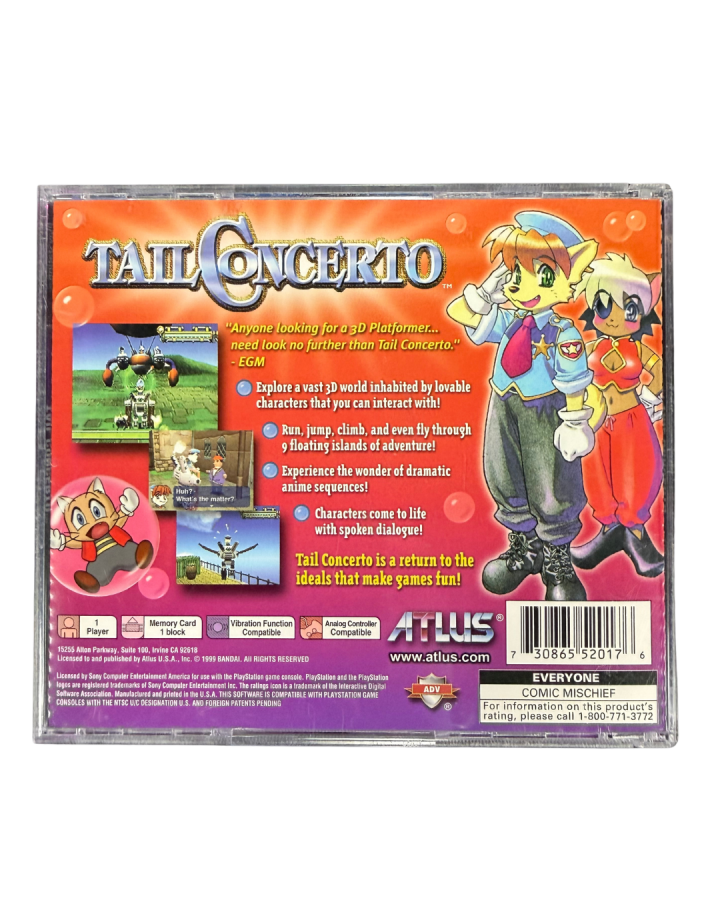 Tail Concerto [CIB] – PlayStation 1 (PS1)