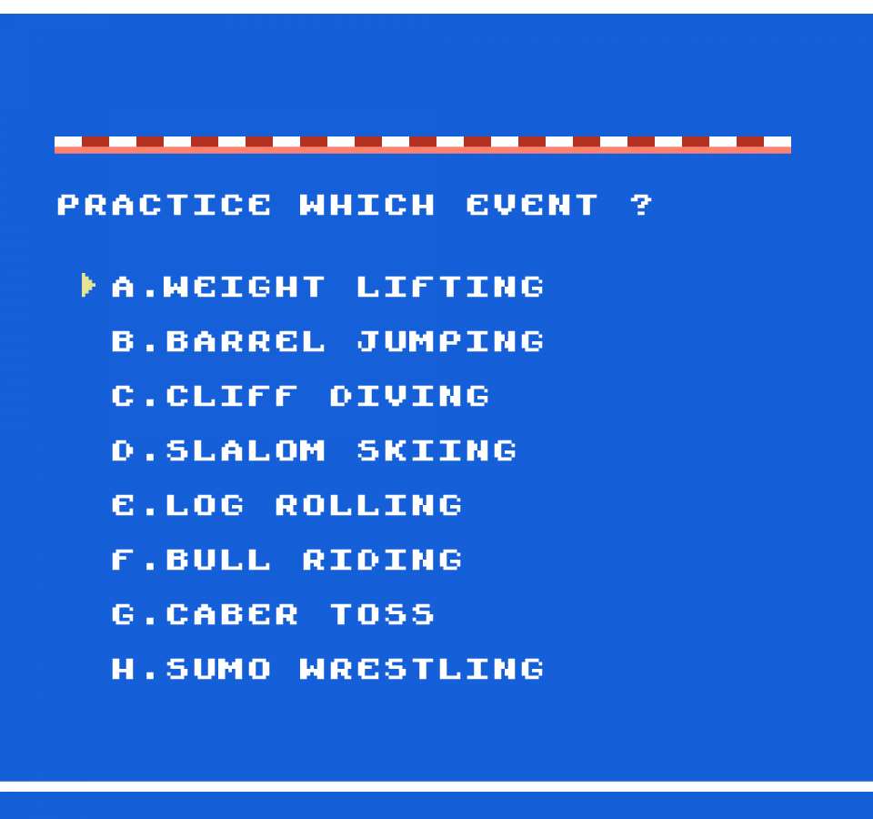 World Games – Nintendo Entertainment System (NES)