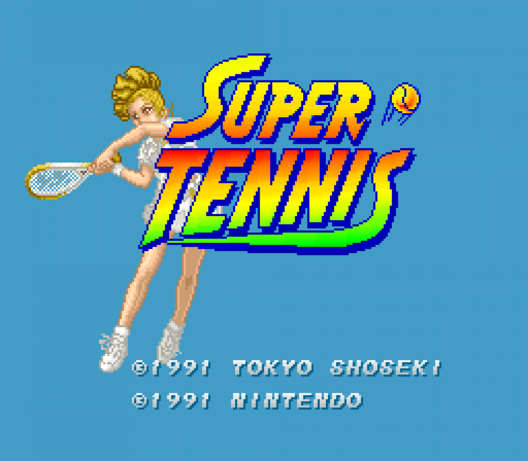 Super Tennis – Super Nintendo Entertainment System (SNES)