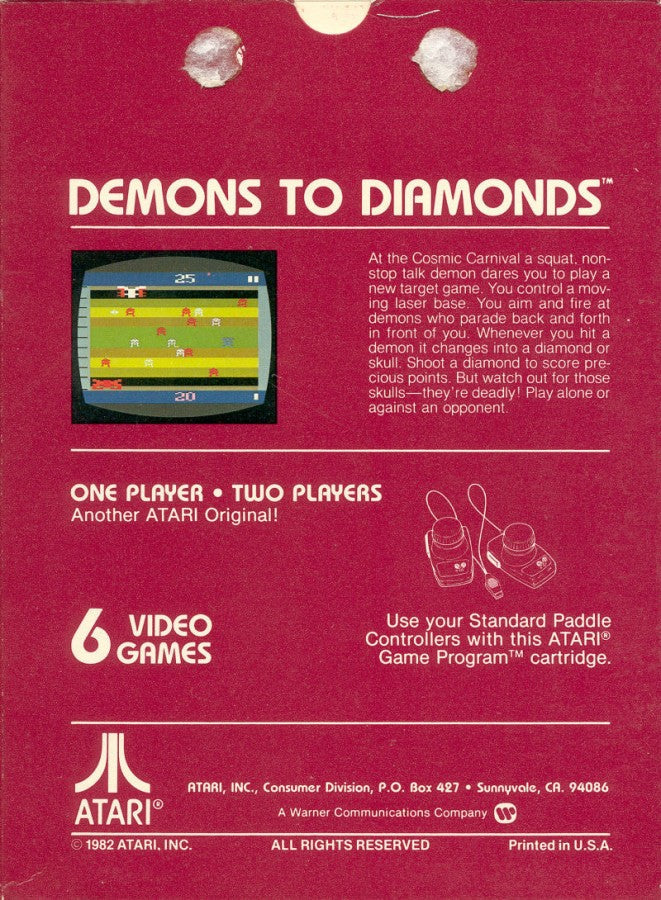 Demons to Diamonds – Atari 2600 (2600)