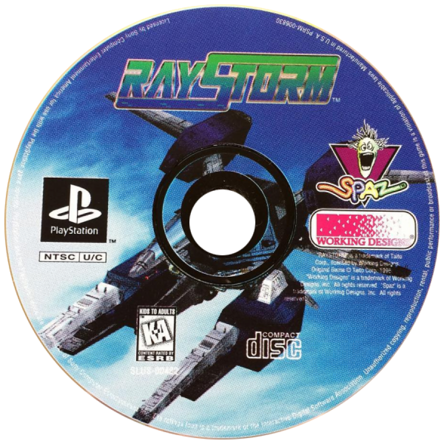RayStorm – PlayStation 1 (PS1)