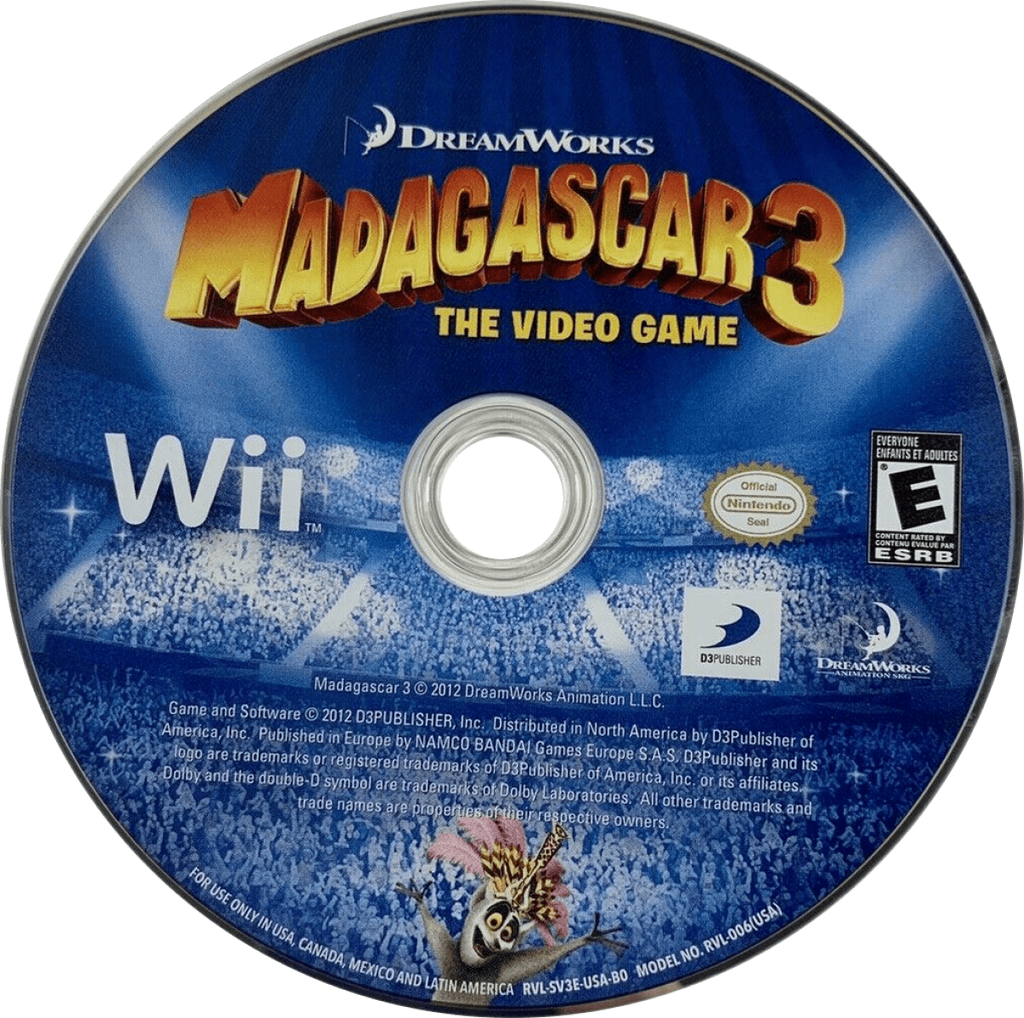 Madagascar 3 – Nintendo Wii (Wii)