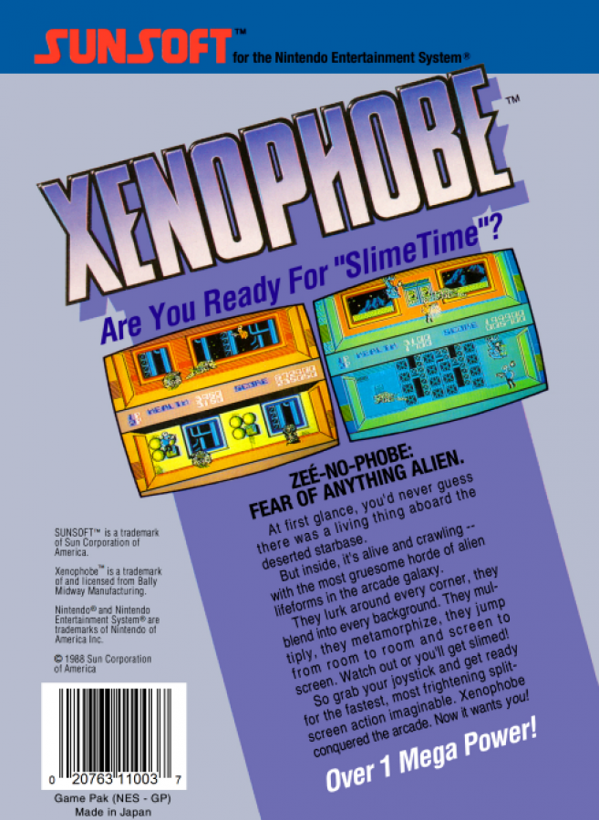Xenophobe – Nintendo Entertainment System (NES)