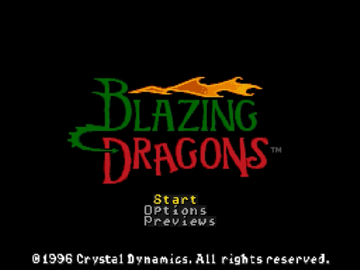 Blazing Dragons – Sega Saturn (SS)