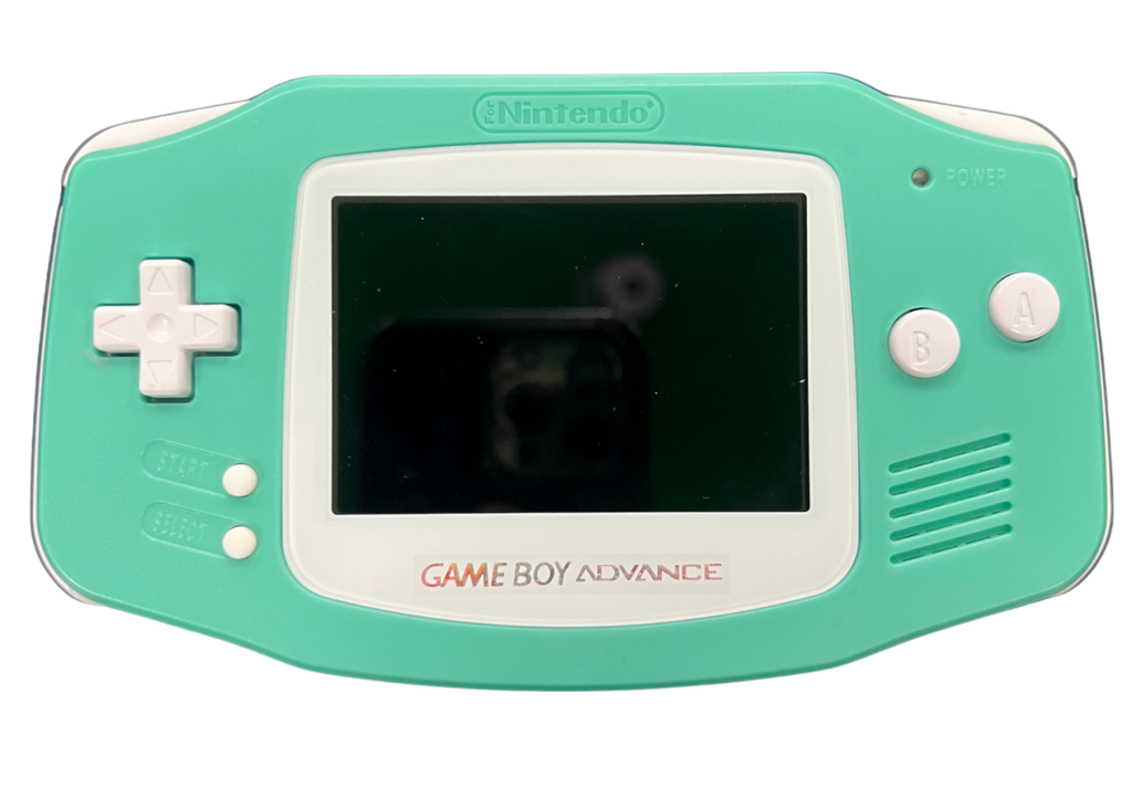 Game Boy Advance System (GBA)[IPS Screen][Custom Mint Green Shell] – Good Condition