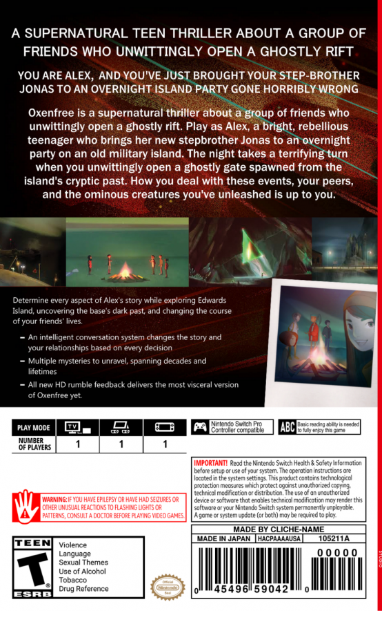 Oxenfree [Limited Run #010] – Nintendo Switch (NS)