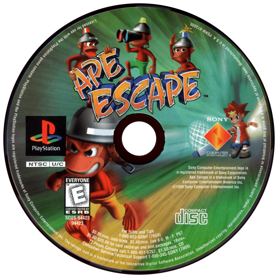 Ape Escape [Greatest Hits] – PlayStation 1 (PS1)