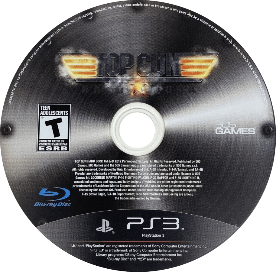 Top Gun: Hardlock – PlayStation 3 (PS3)
