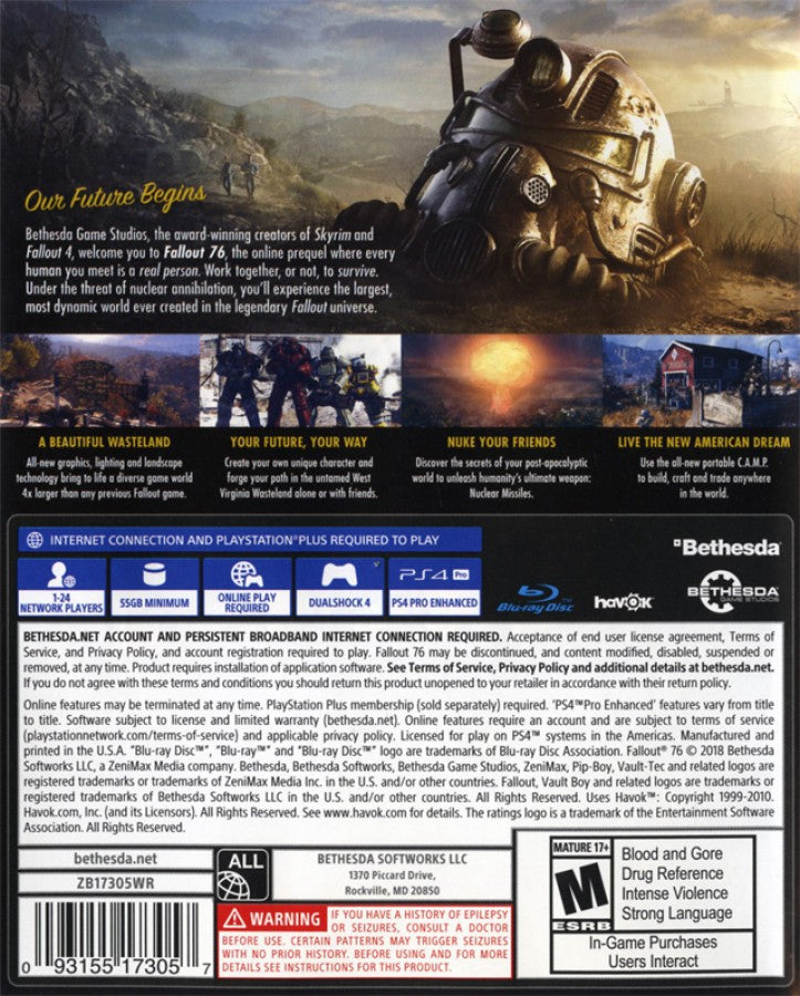 Fallout 76 – PlayStation 4 (PS4)