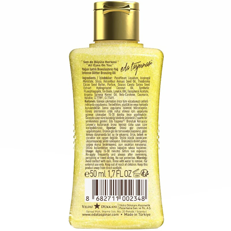 Eda Taspinar Intense Glitter Bronzing Oil for Glowing Tan 50ml