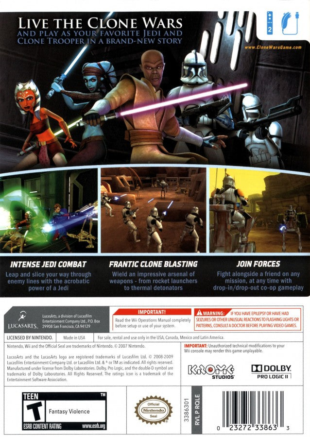Star Wars Clone Wars: Republic Heroes – Nintendo Wii (Wii)