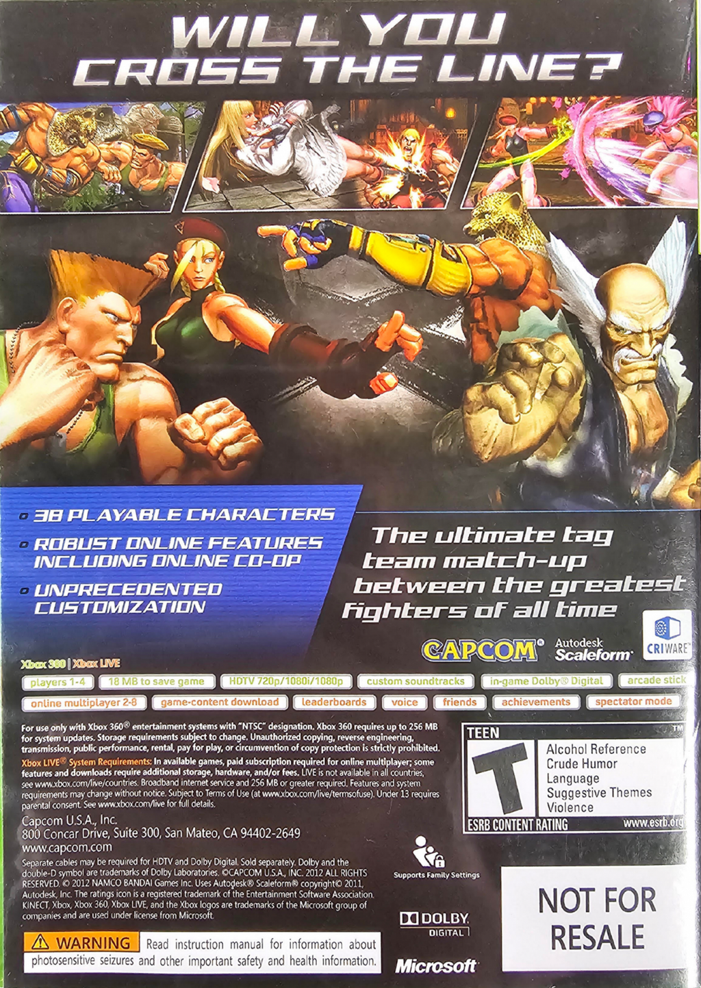 Street Fighter X Tekken Special Edition – Xbox 360 (X360)