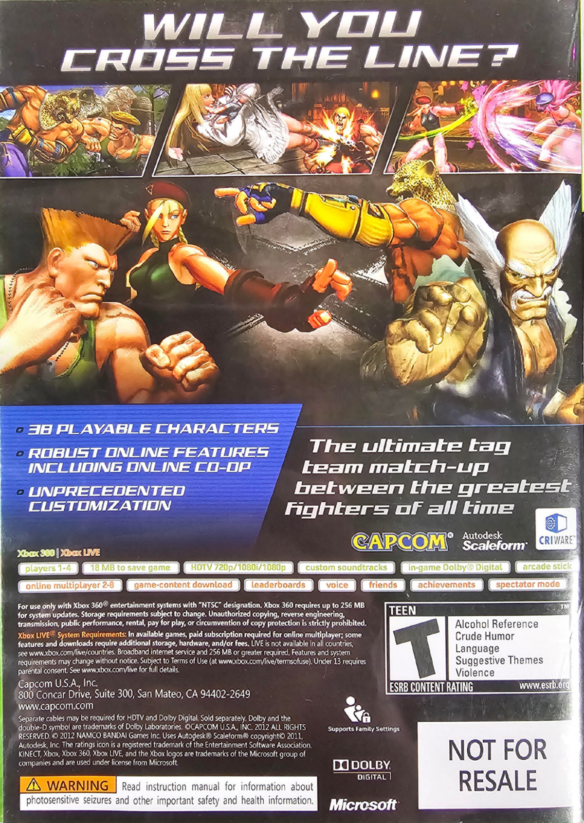 Street Fighter X Tekken Special Edition – Xbox 360 (X360)