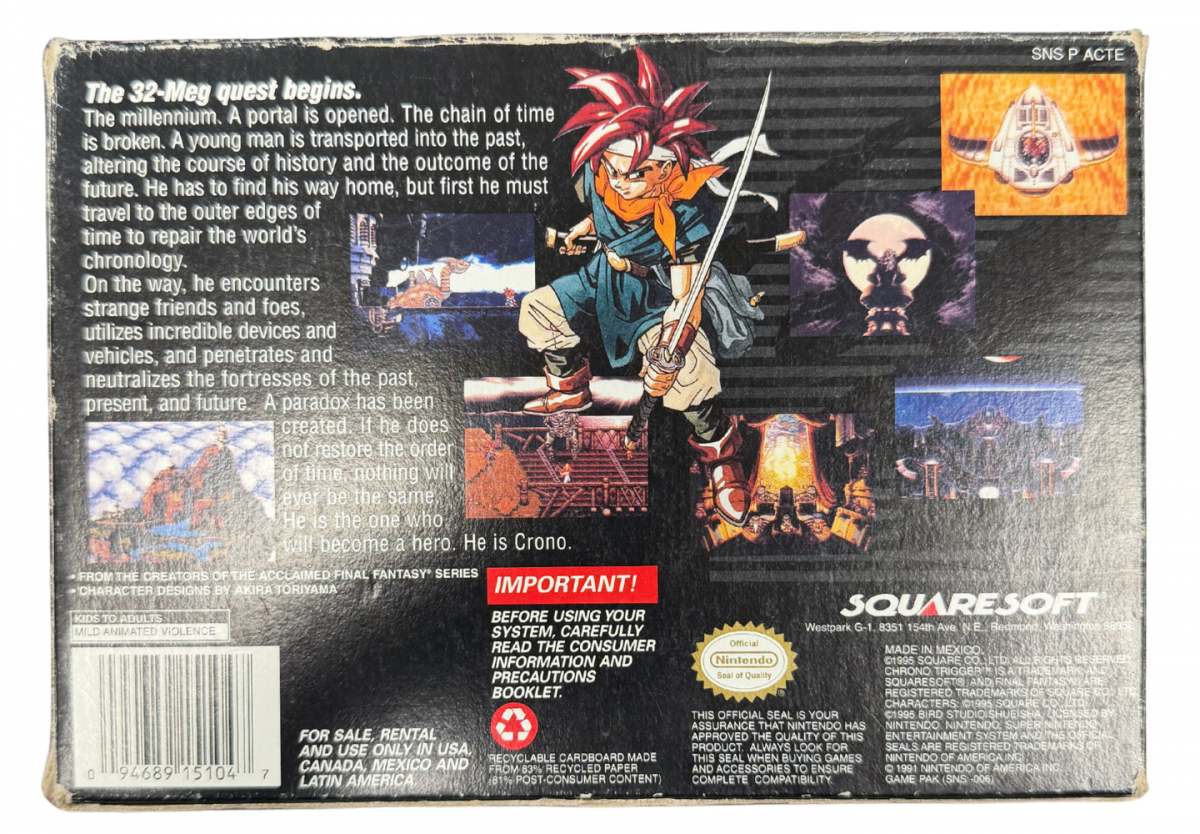Chrono Trigger [CIB] – Super Nintendo Entertainment System (SNES)