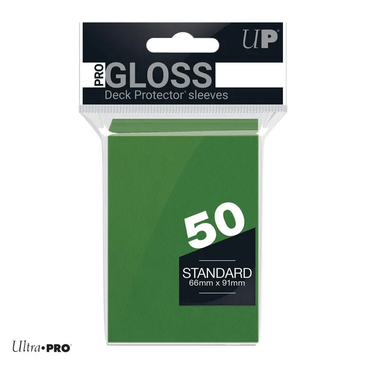 Standard Deck Protector Sleeves PRO Gloss [Green] – TCG Accessory