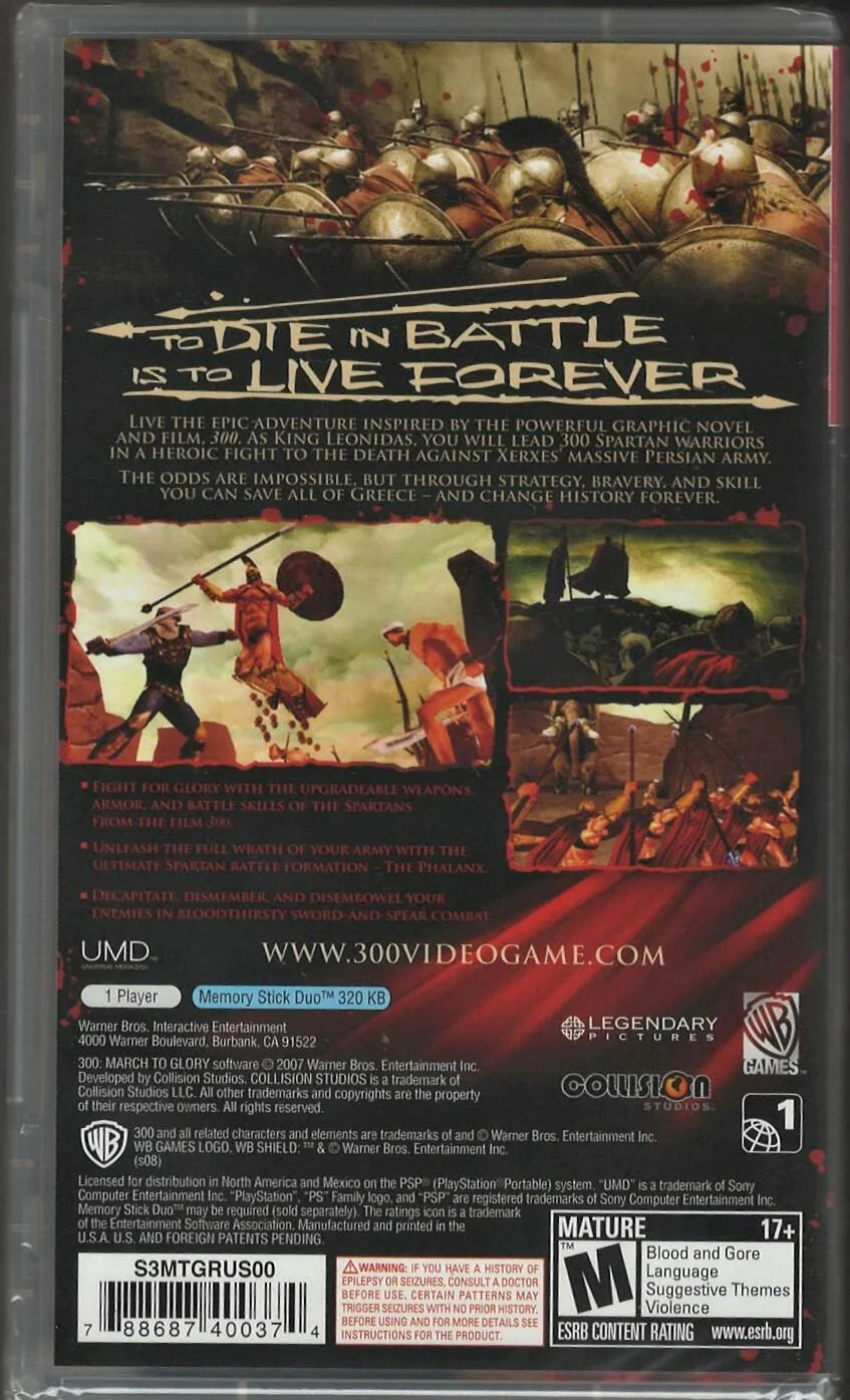 300: March to Glory [Greatest Hits] – PlayStation Portable (PSP)