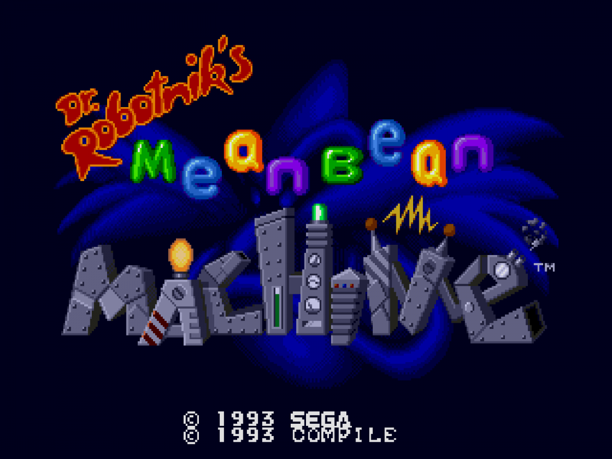 Dr Robotnik's Mean Bean Machine – Sega Genesis (GEN)
