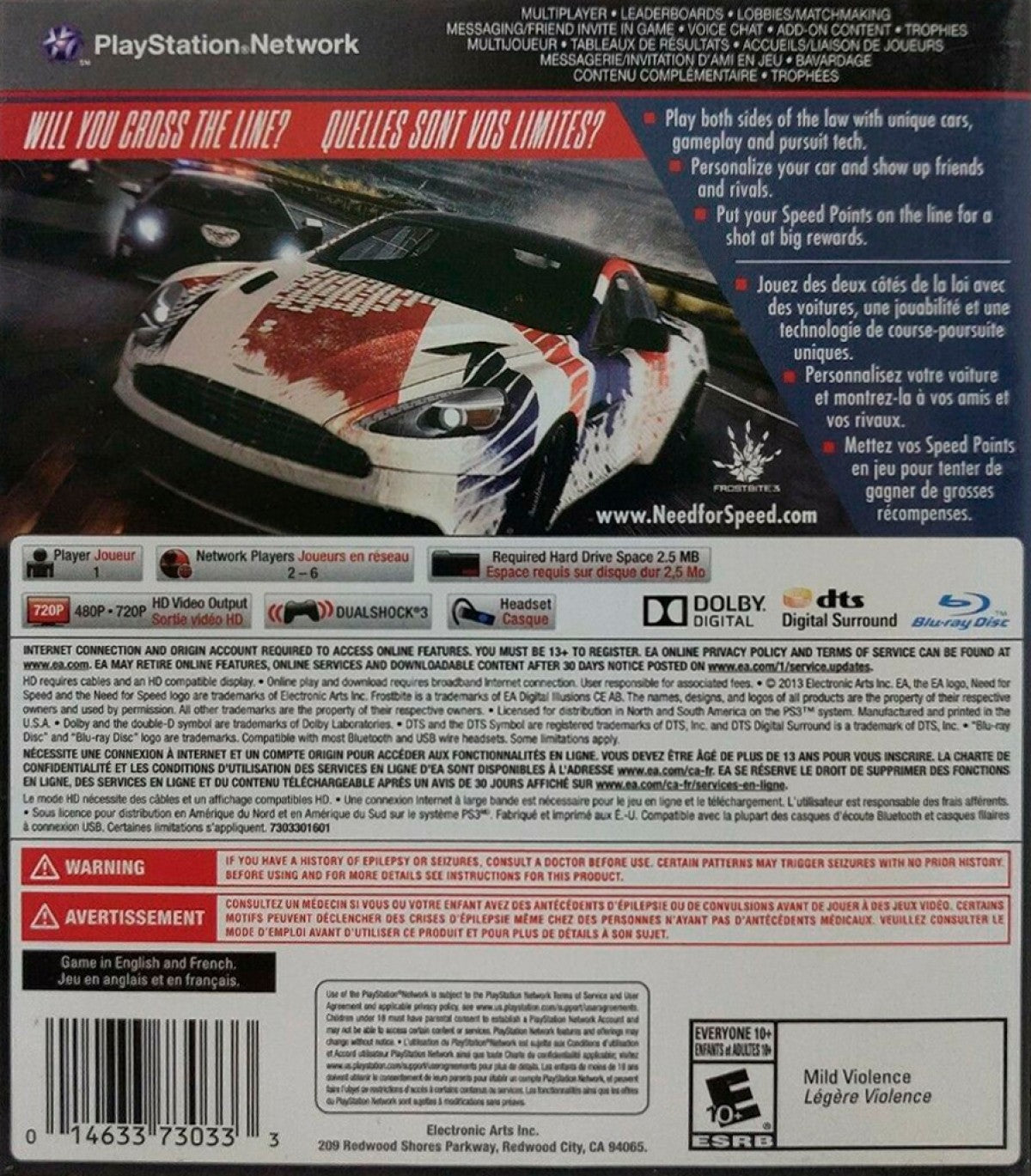 Need for Speed: Rivals – PlayStation 3 (PS3)