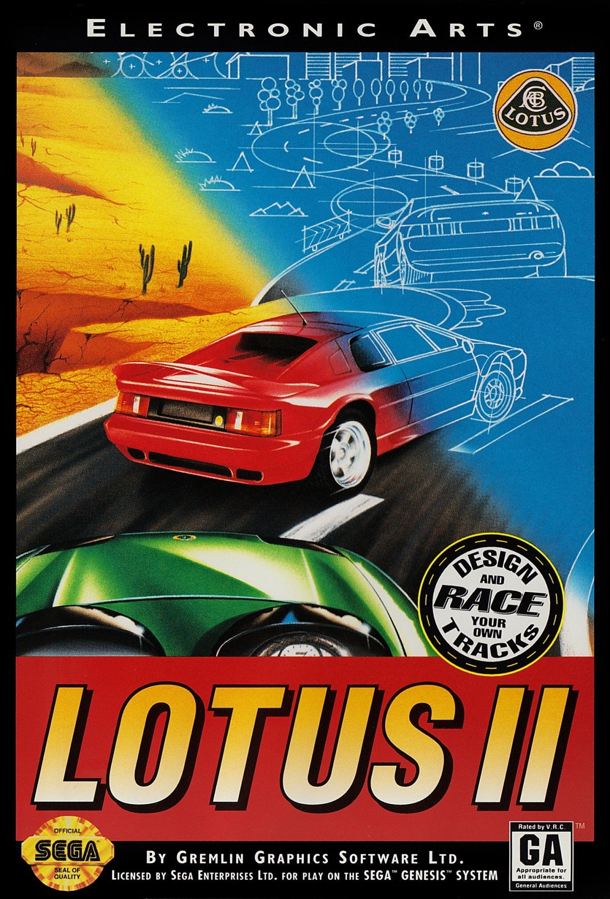 Lotus II – Sega Genesis (GEN)