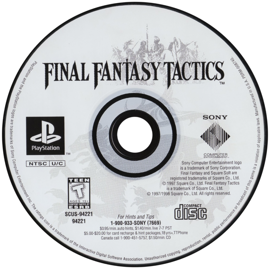 Final Fantasy Tactics – PlayStation 1 (PS1)