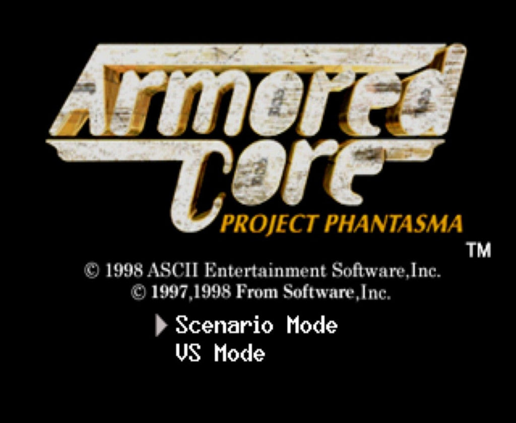 Armored Core: Project Phantasma – PlayStation 1 (PS1)