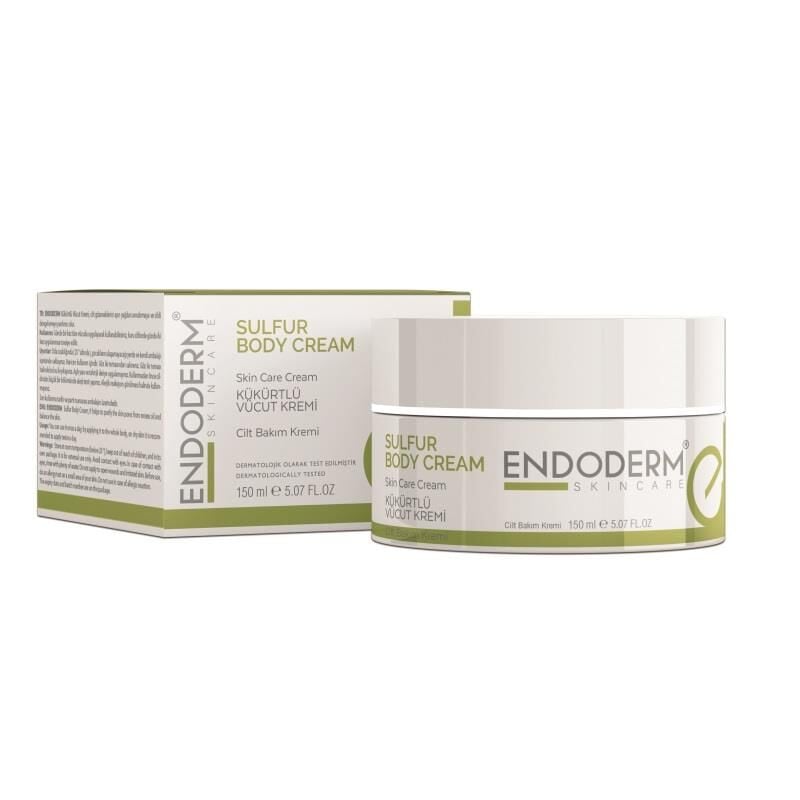 Endoderm Skincare Sulfur Body Cream for Blemish-Prone Skin 150ml