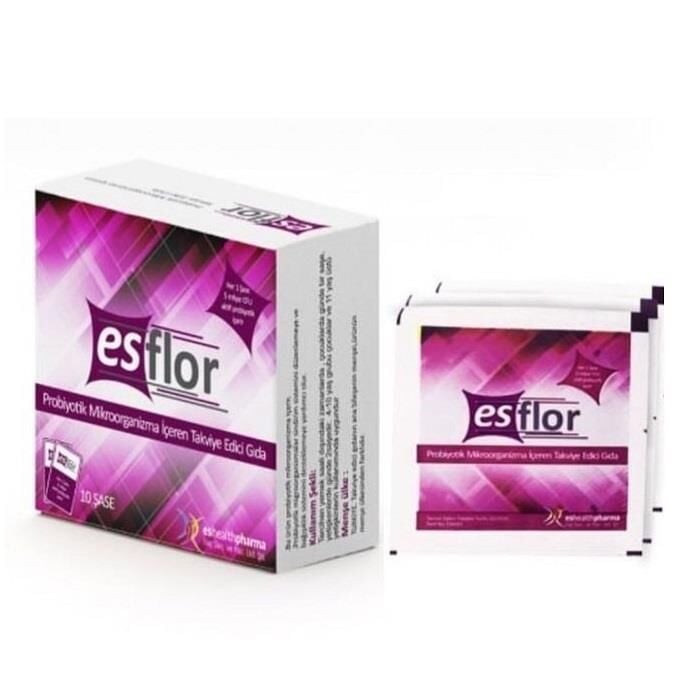 Eshealth Pharma Esflor Probiotic Supplement 10 Sachets