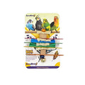 EuroBird Bell Bird Toy with Wood and Felt Textures 1 pc