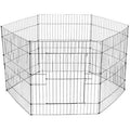 Eurogold 6-Piece Wire Panel Dog Playpen 80x80 cm
