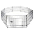 Eurogold 8-Panel Wire Dog Playpen for Safe Exercise 61x61cm