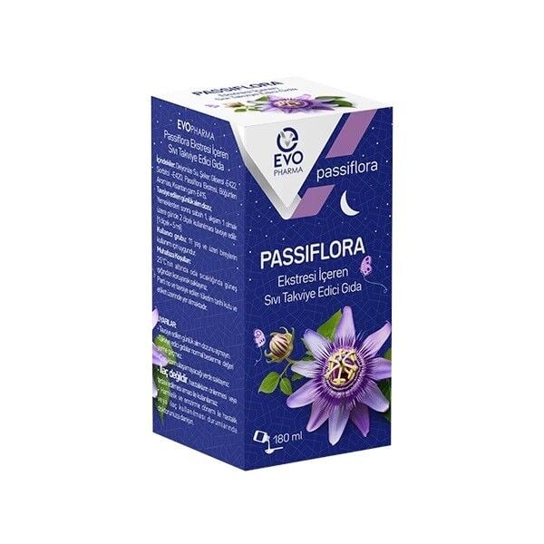 Evopharma Passiflora Extract Herbal Supplement 180 ml