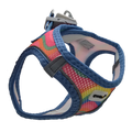 Ewox Air Mesh Rainbow Pattern Dog Harness 2XS