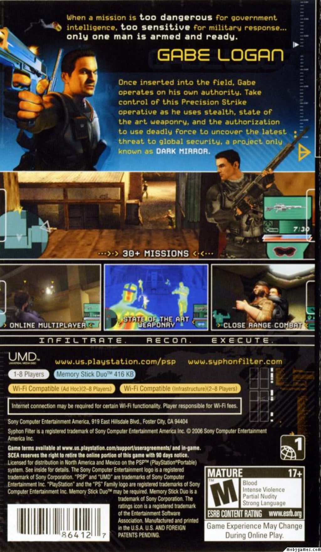 Syphon Filter: Dark Mirror [Greatest Hits] – PlayStation Portable (PSP)