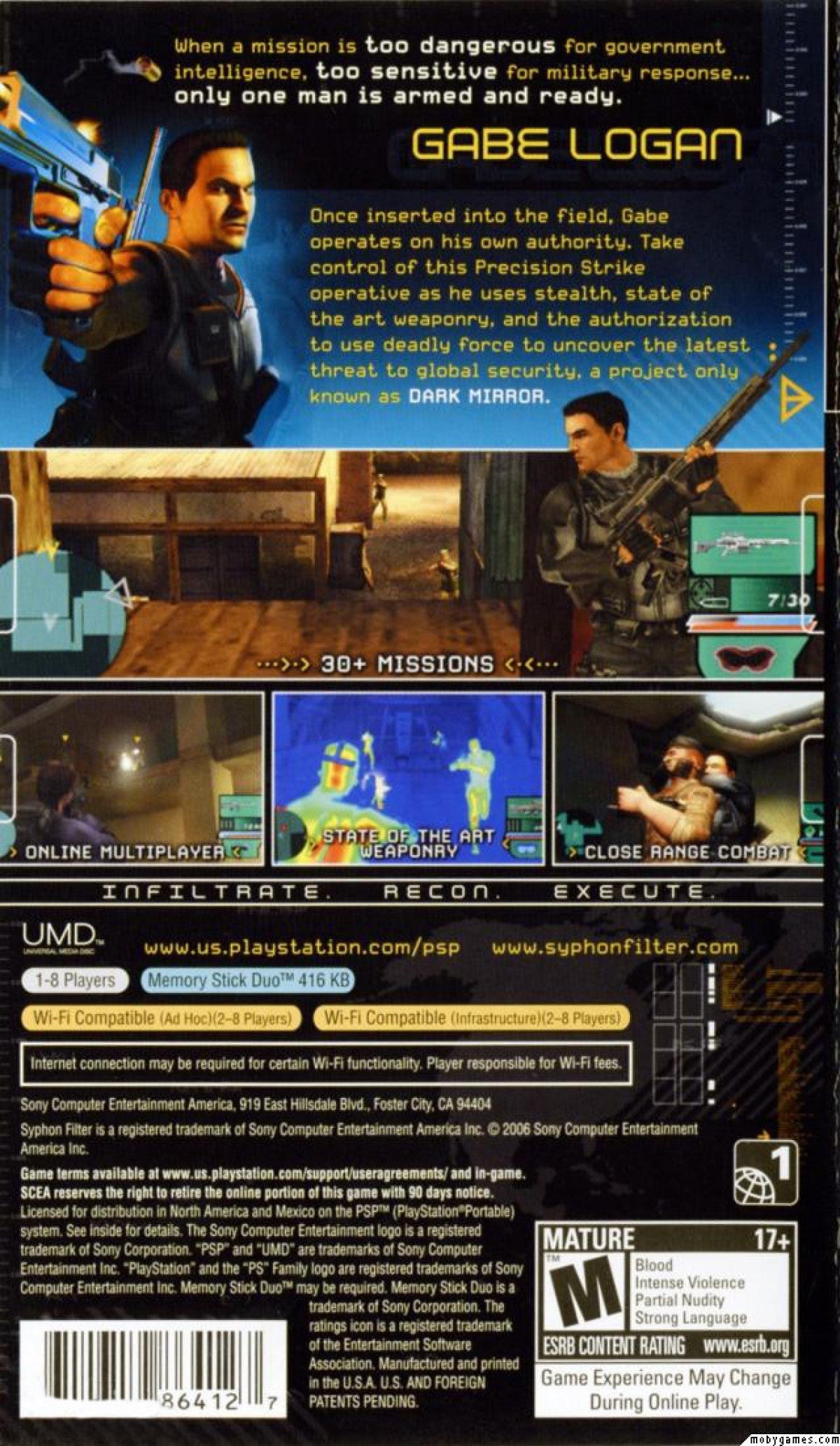 Syphon Filter: Dark Mirror [Greatest Hits] – PlayStation Portable (PSP)