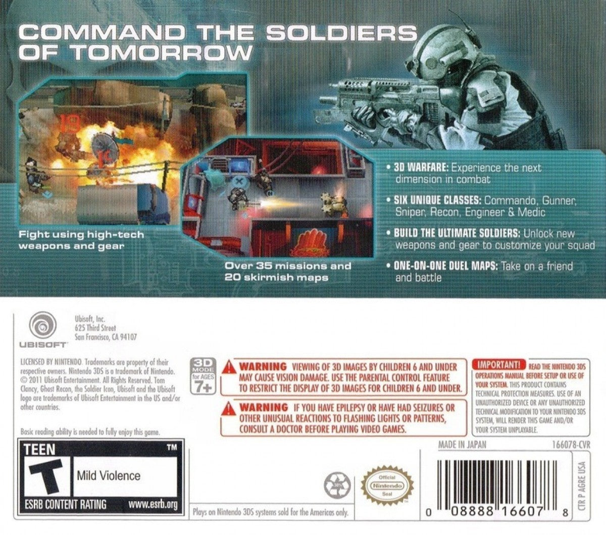 Tom Clancy's Ghost Recon: Shadow Wars – Nintendo 3DS (3DS)